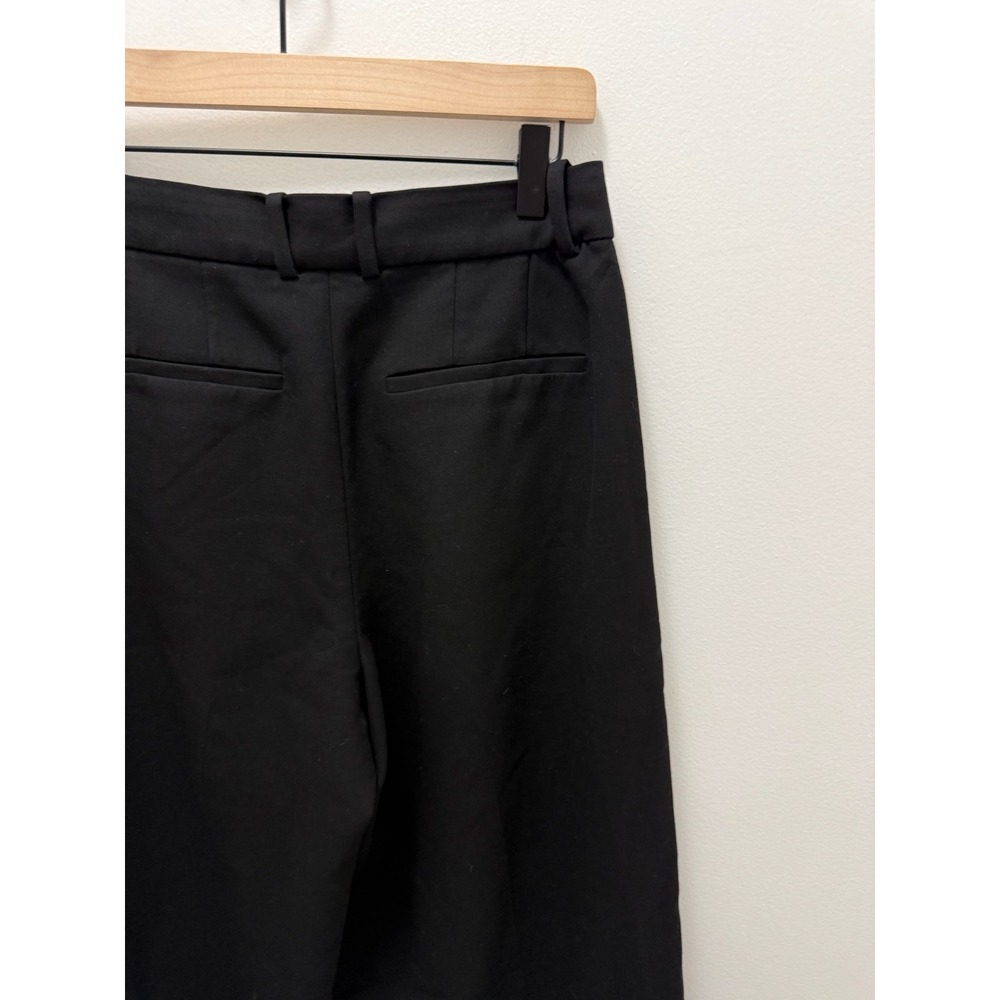 Babaton Decade Black Wide Leg Dress Pants High Waisted Trousers Size 8 Office - Picture 5 of 11